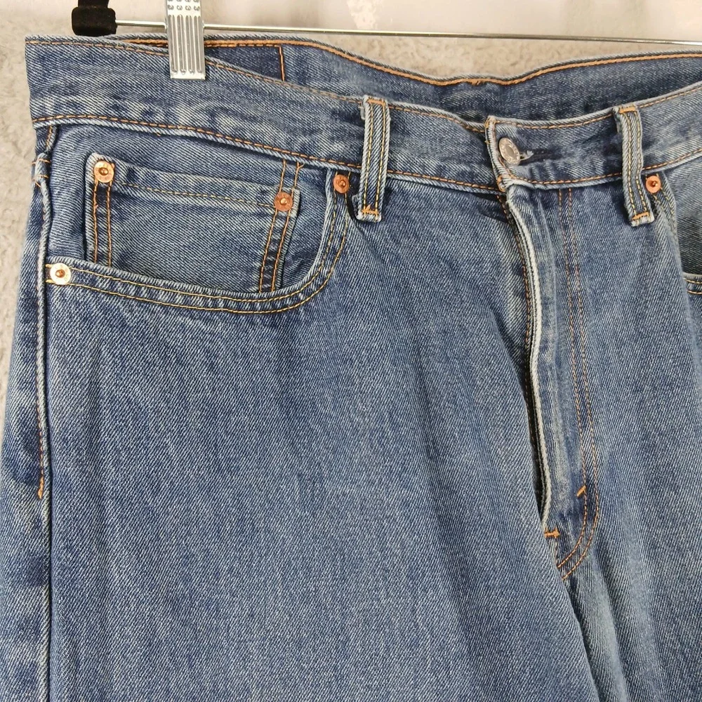 Levi's 550 Jeans Mens 36x32 Blue Relaxed Fit Tapered Leg‎ Denim Pants